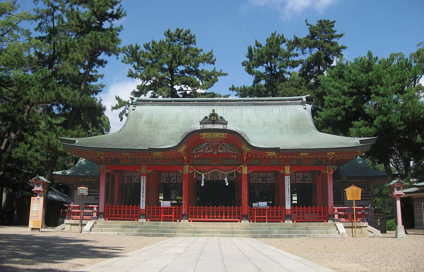 長田神社-拝殿