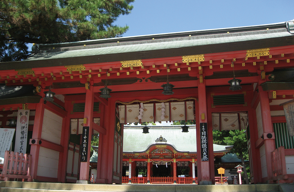 長田神社-神門