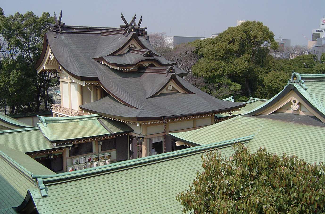 生國魂神社-生國魂造の社殿