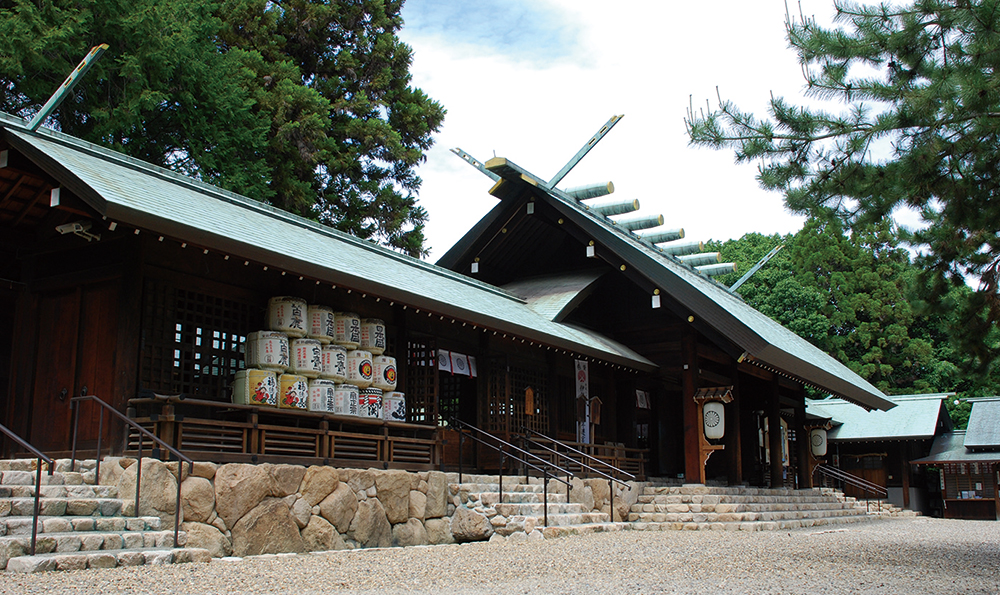 廣田神社-拝殿と翼殿